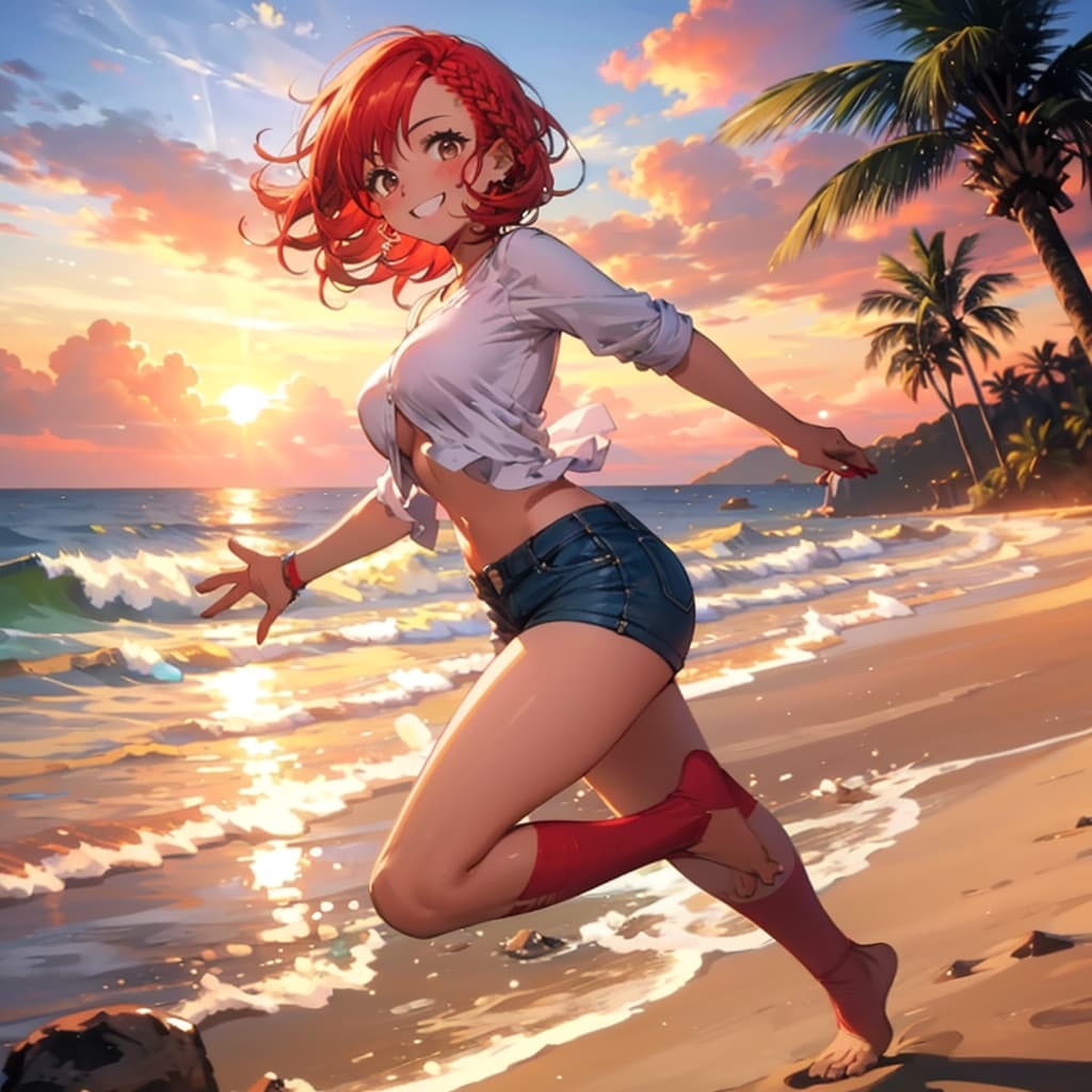 全力ビキニ少女28(赤髪の美少女ってイイっすよね～)