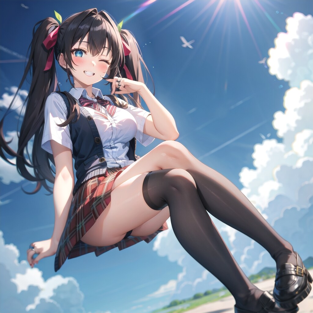 ツインテールでダンス