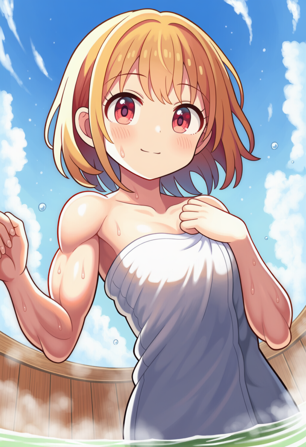 愛莉ちゃんと温泉