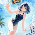 ビーチバレー 2枚目