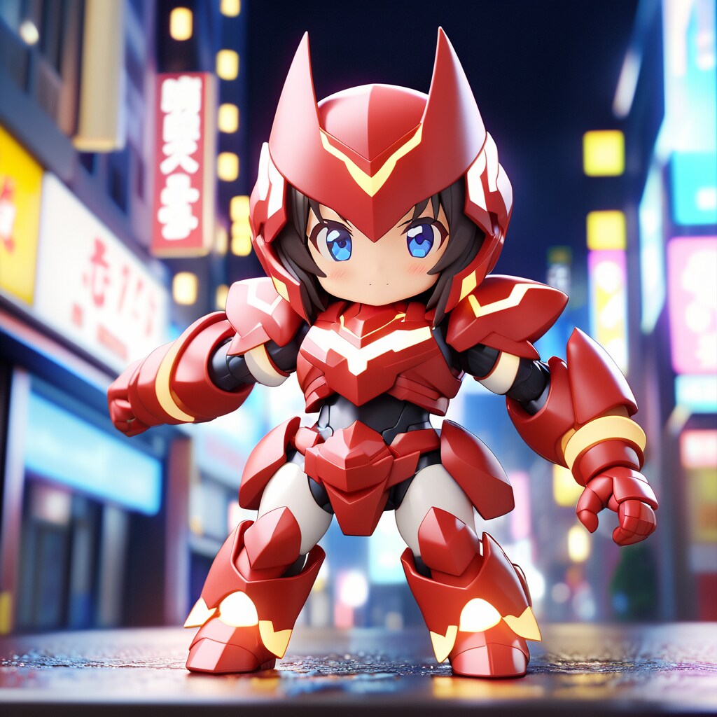 ねんどろいど風のパワードスーツ女子さん