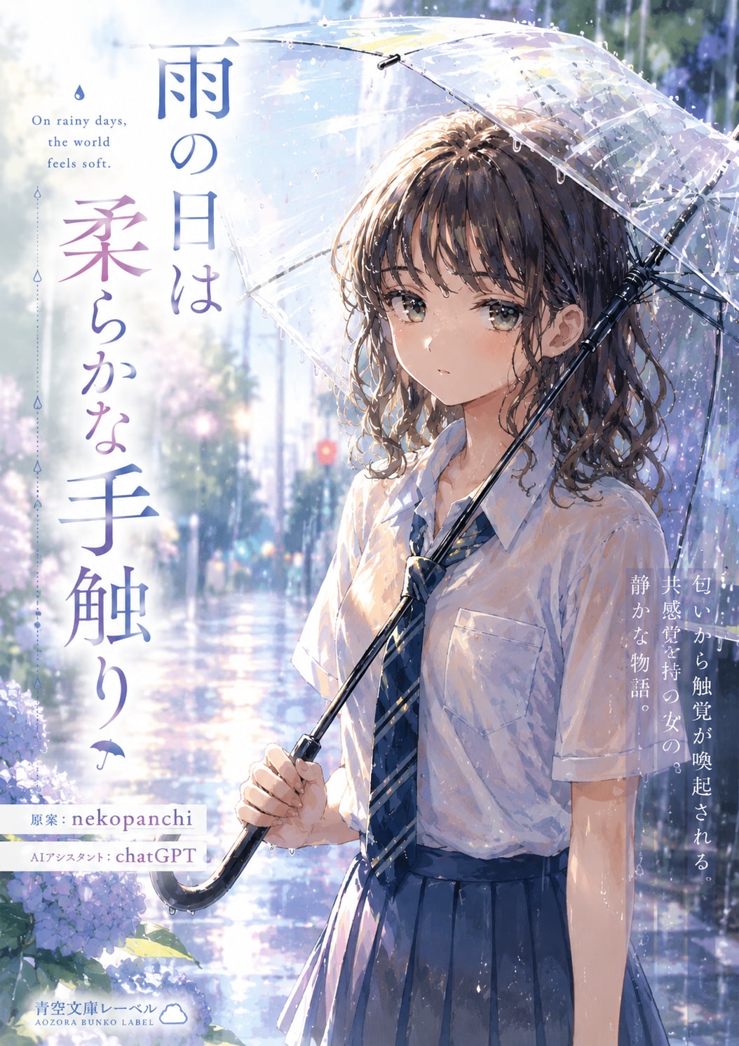 雨の日は柔らかな手触り☂️