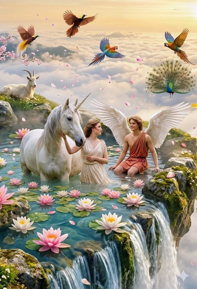 天空温泉 | の人気AIイラスト・グラビア