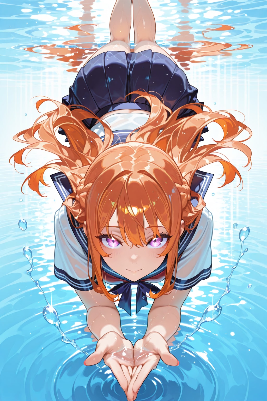 水の中 | の人気AIイラスト・グラビア