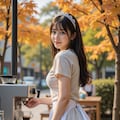 秋の紅葉カフェ 2 6枚目