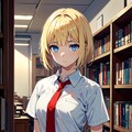 今日の「やけに凛々しい図書館司書」 4枚目
