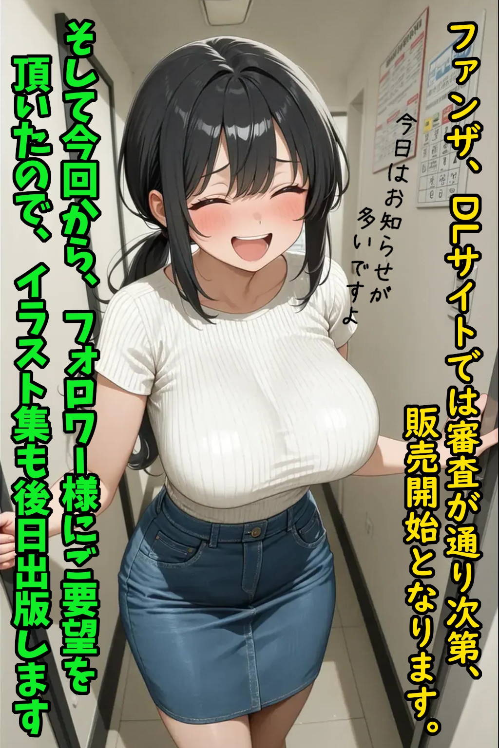 【告知】巨乳妻はキモい義父にセクハラされるの作品完成とか色々①