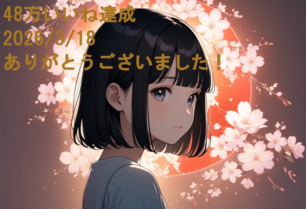 ★☆★☆48万いいね達成！ありがとうございました(2026.03.18)★☆★☆