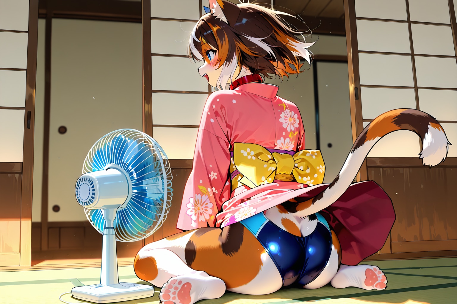 扇風機だけの夏