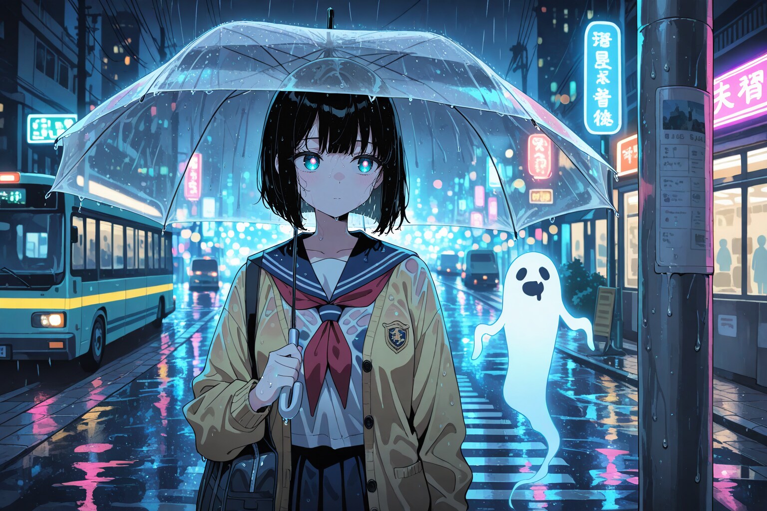 お、幽霊じゃん。