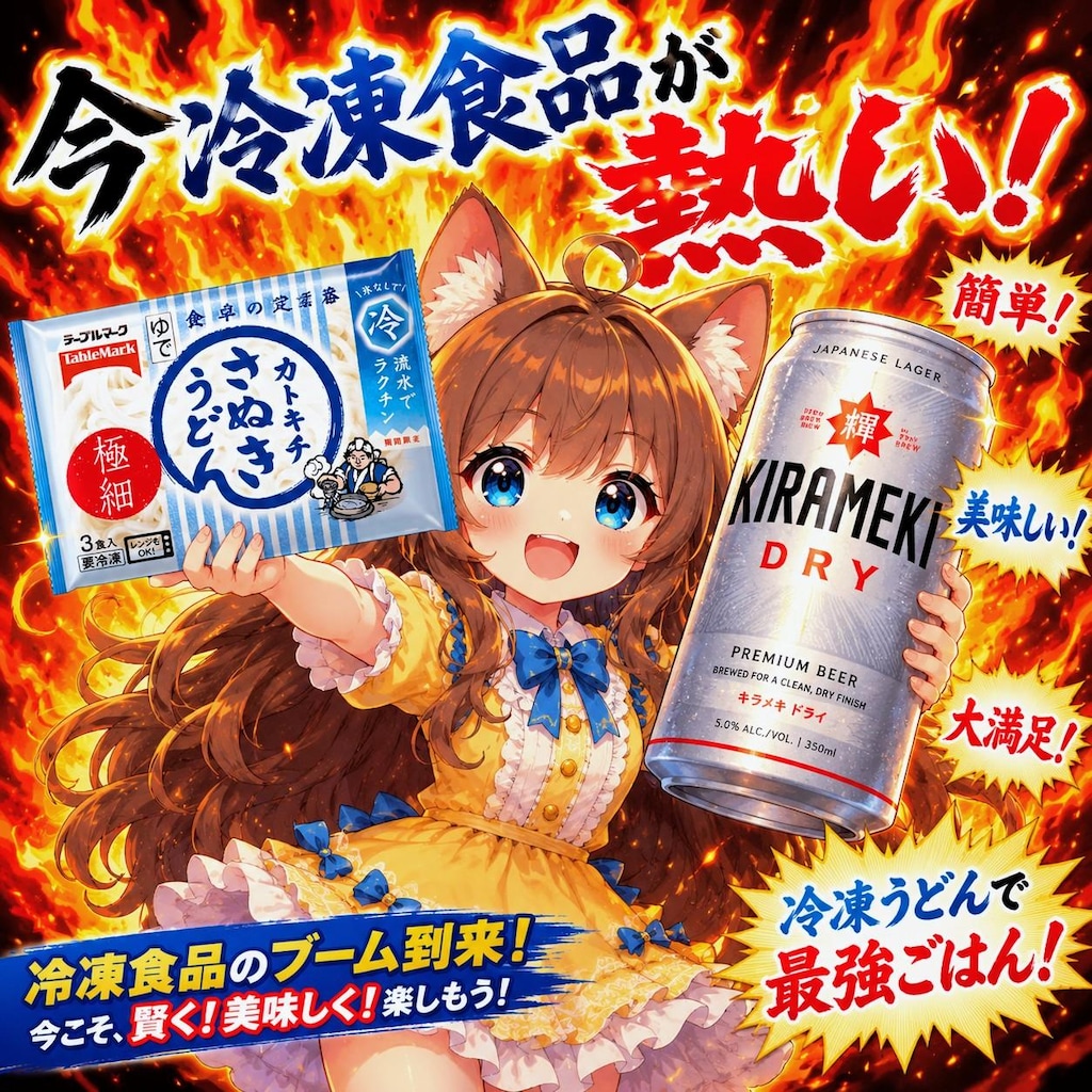 今も冷凍食品が熱い！