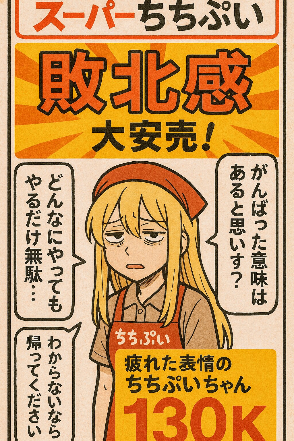 スーパーちちぷい・敗北感大安売り❗
