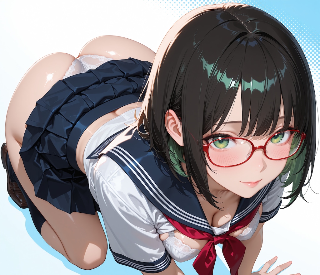 四つん這い