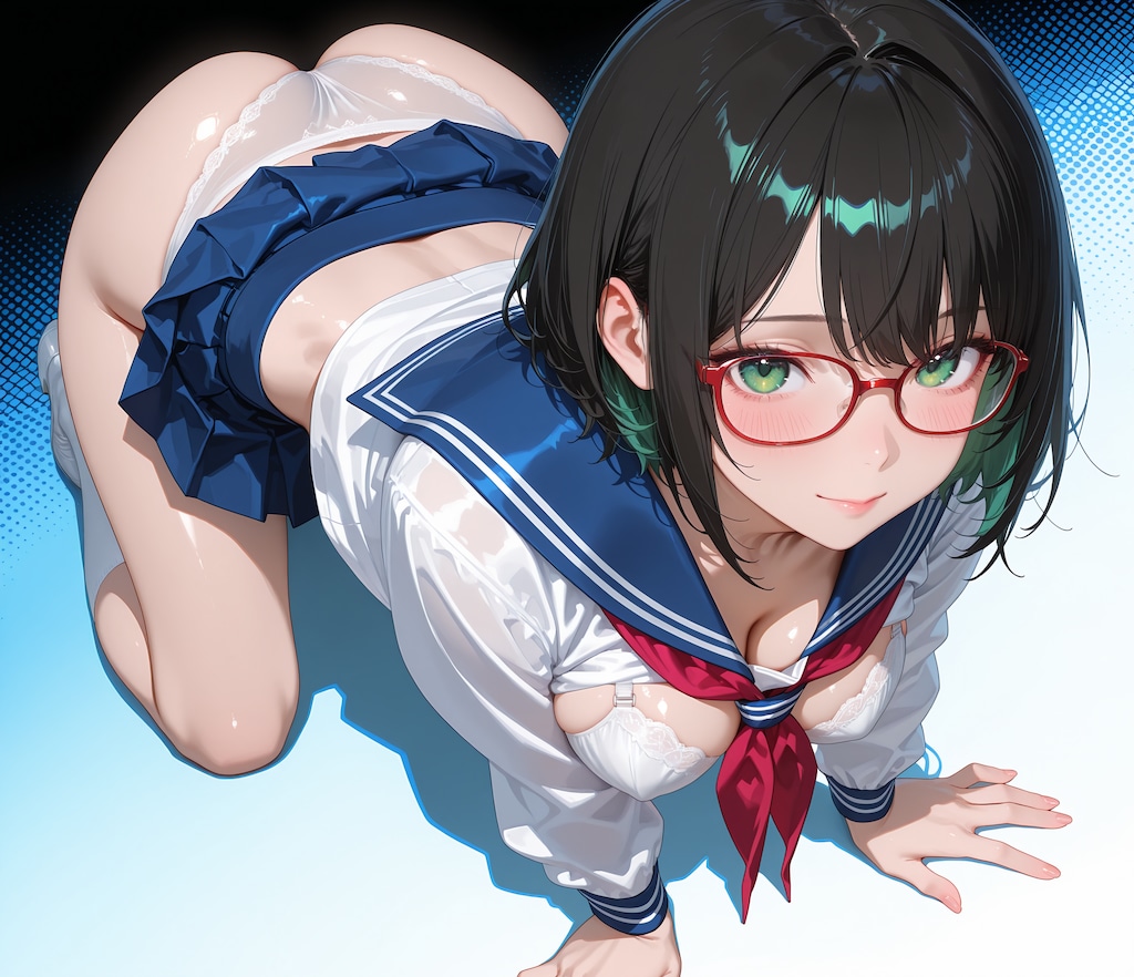 四つん這い