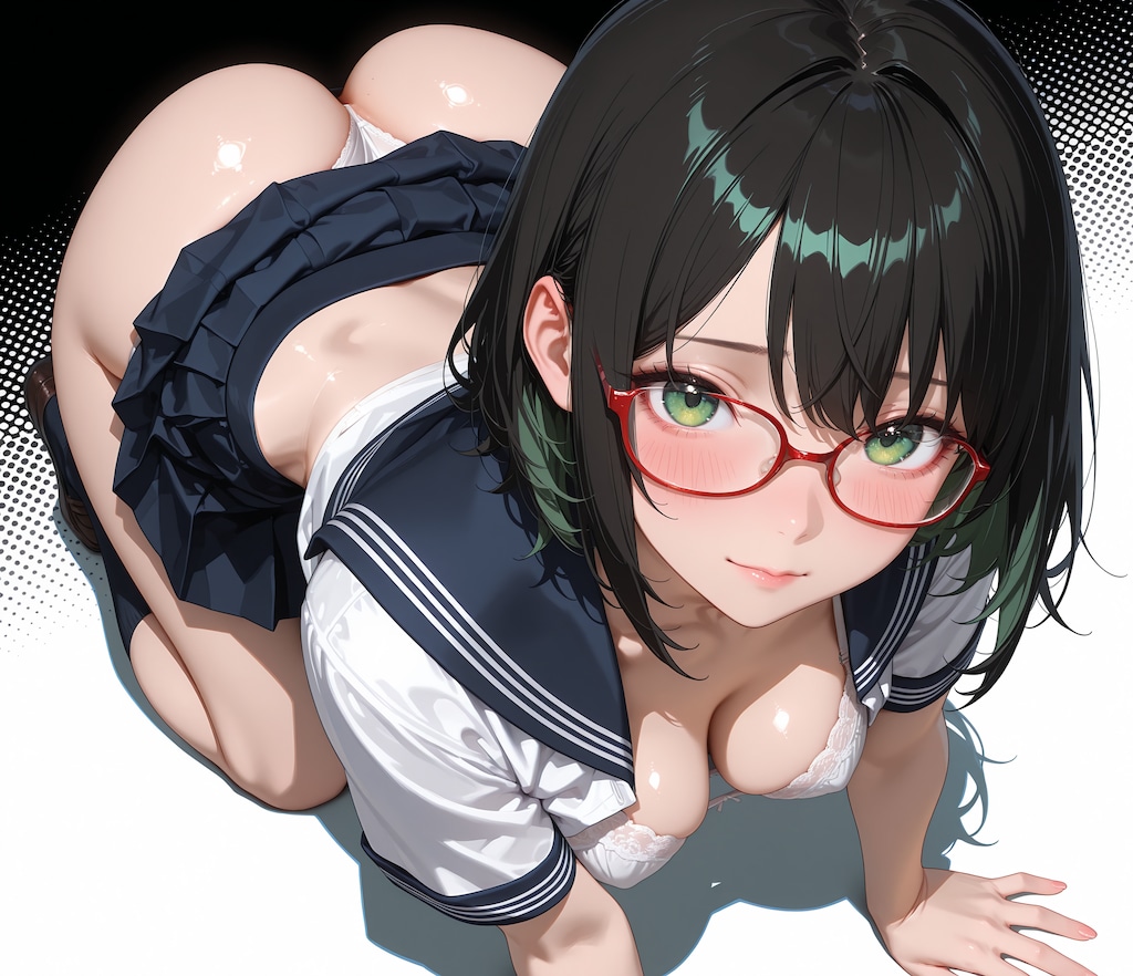四つん這い