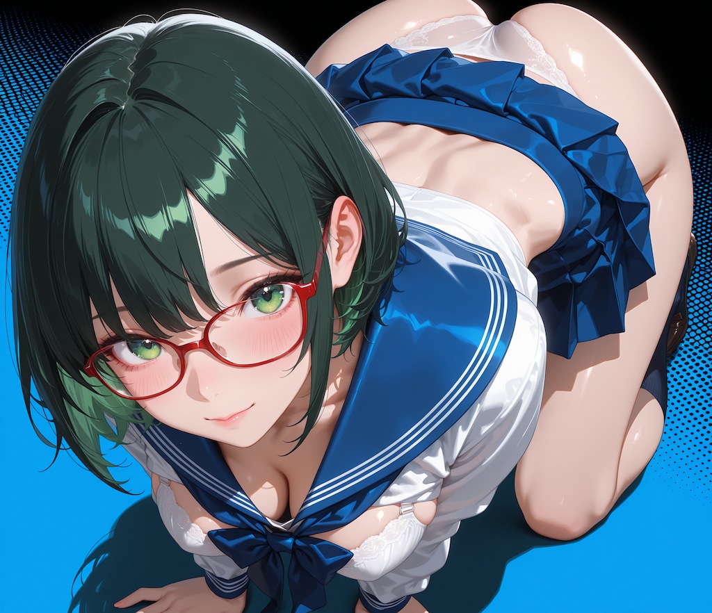 四つん這い