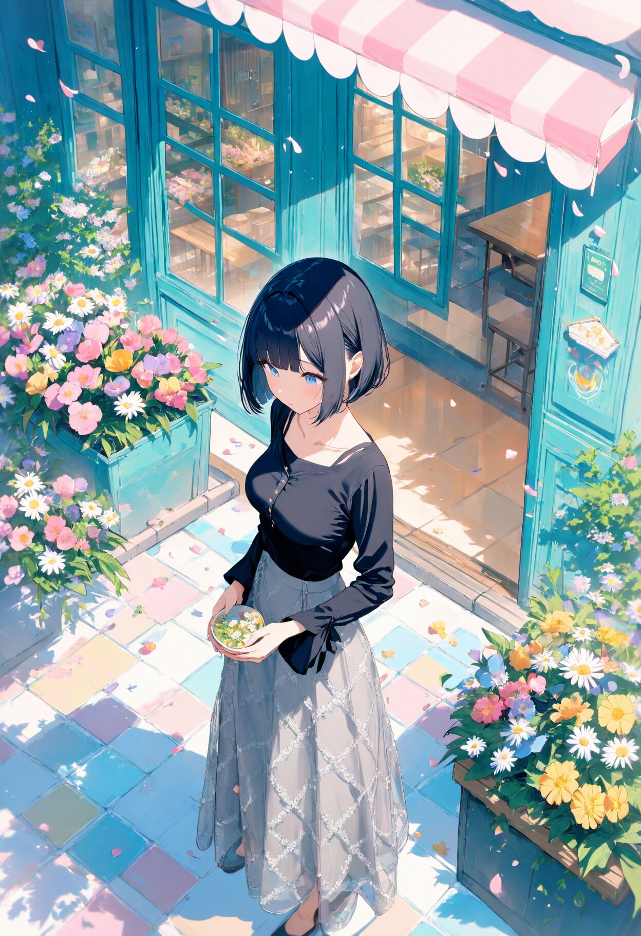 黒髪栞