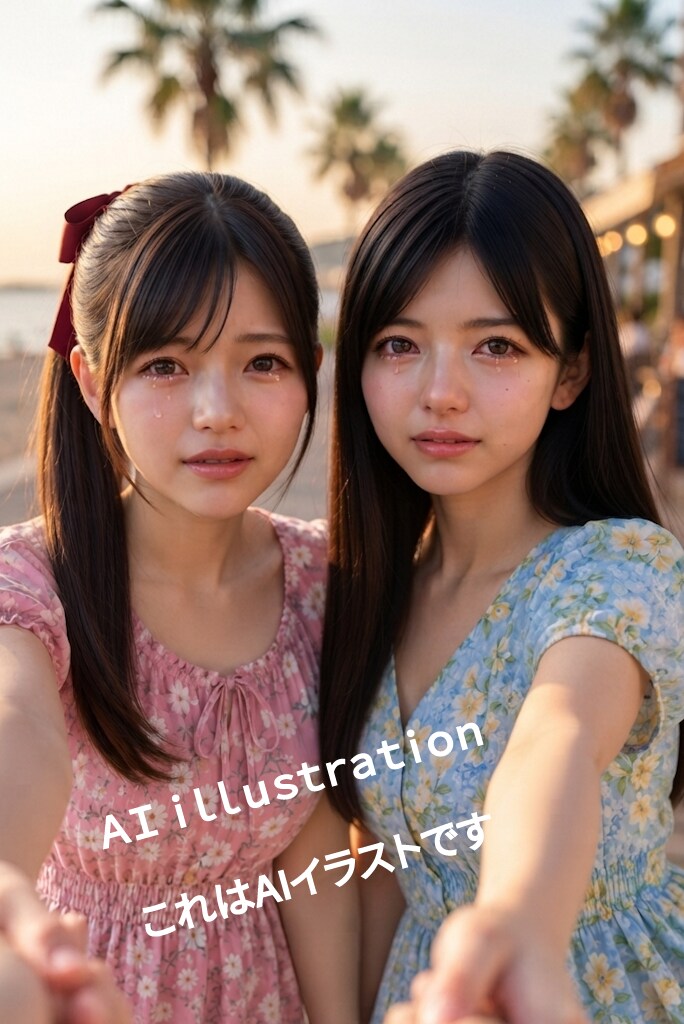 ボクにとってのふたりの初恋の美少女。  いつもかわいく笑っていた彼女たちにも ふと沈む瞬間があったのかもしれない。  近くにいられたなら── その沈黙さえ愛しく感じていたのかな。