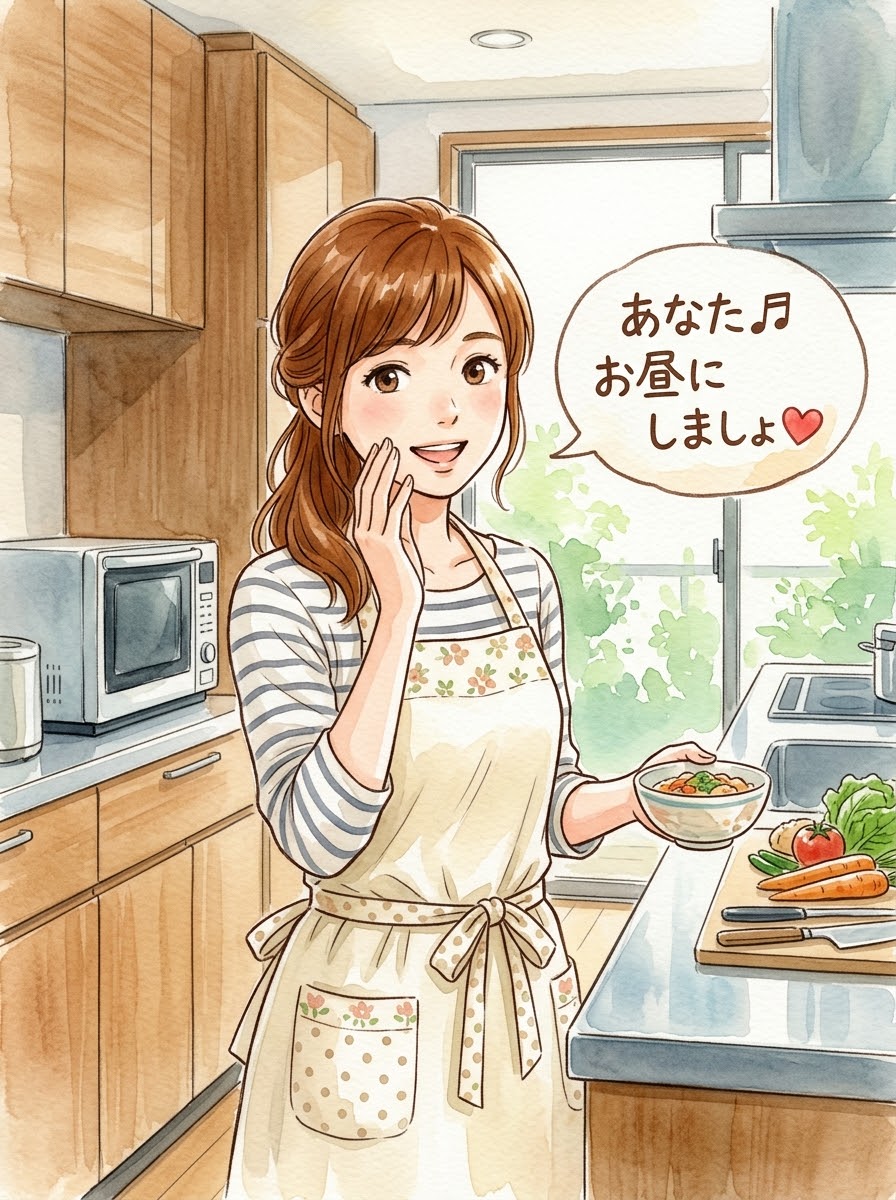 お昼ごはん〜❤️ | の人気AIイラスト・グラビア