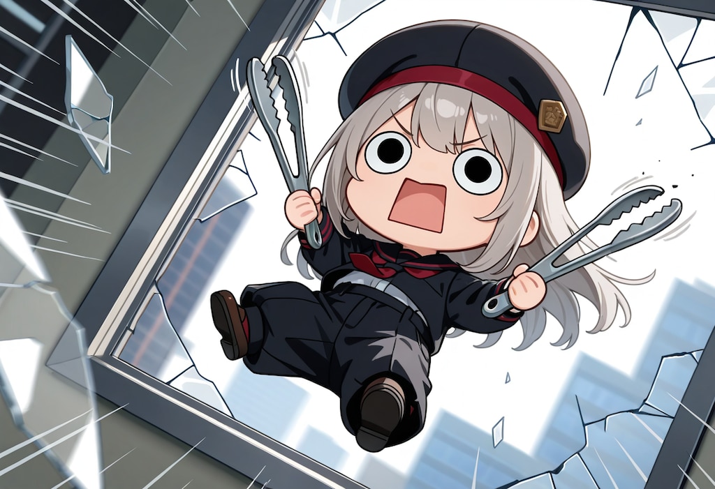 限界も窓硝子も突破してしまいよったえらいこっちゃ嬢