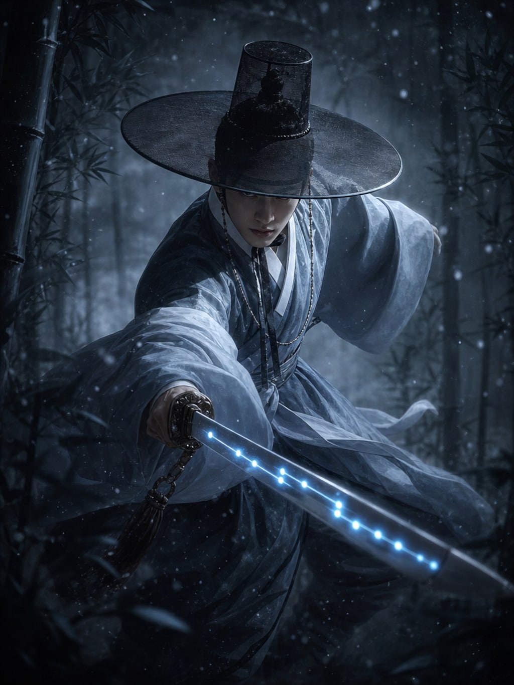 雪中の道士