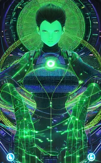 サイバーレディ | の人気AIイラスト・グラビア