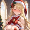 クリスマスイベントでおっぱい 4枚目