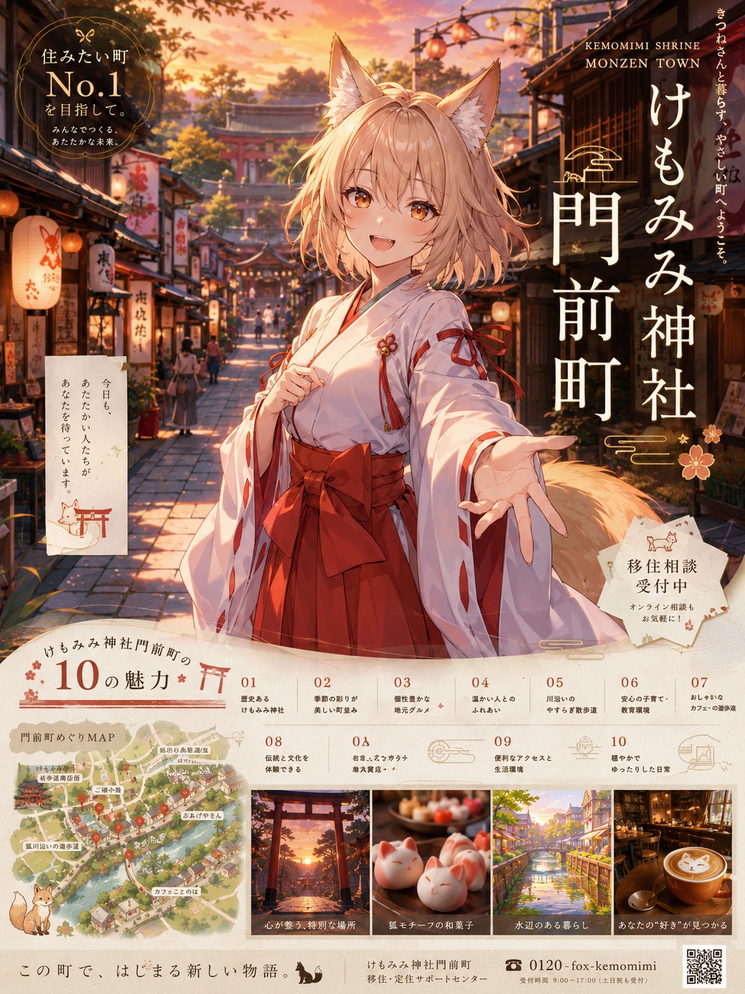 境内都市、けも耳神社市へようこそ！！