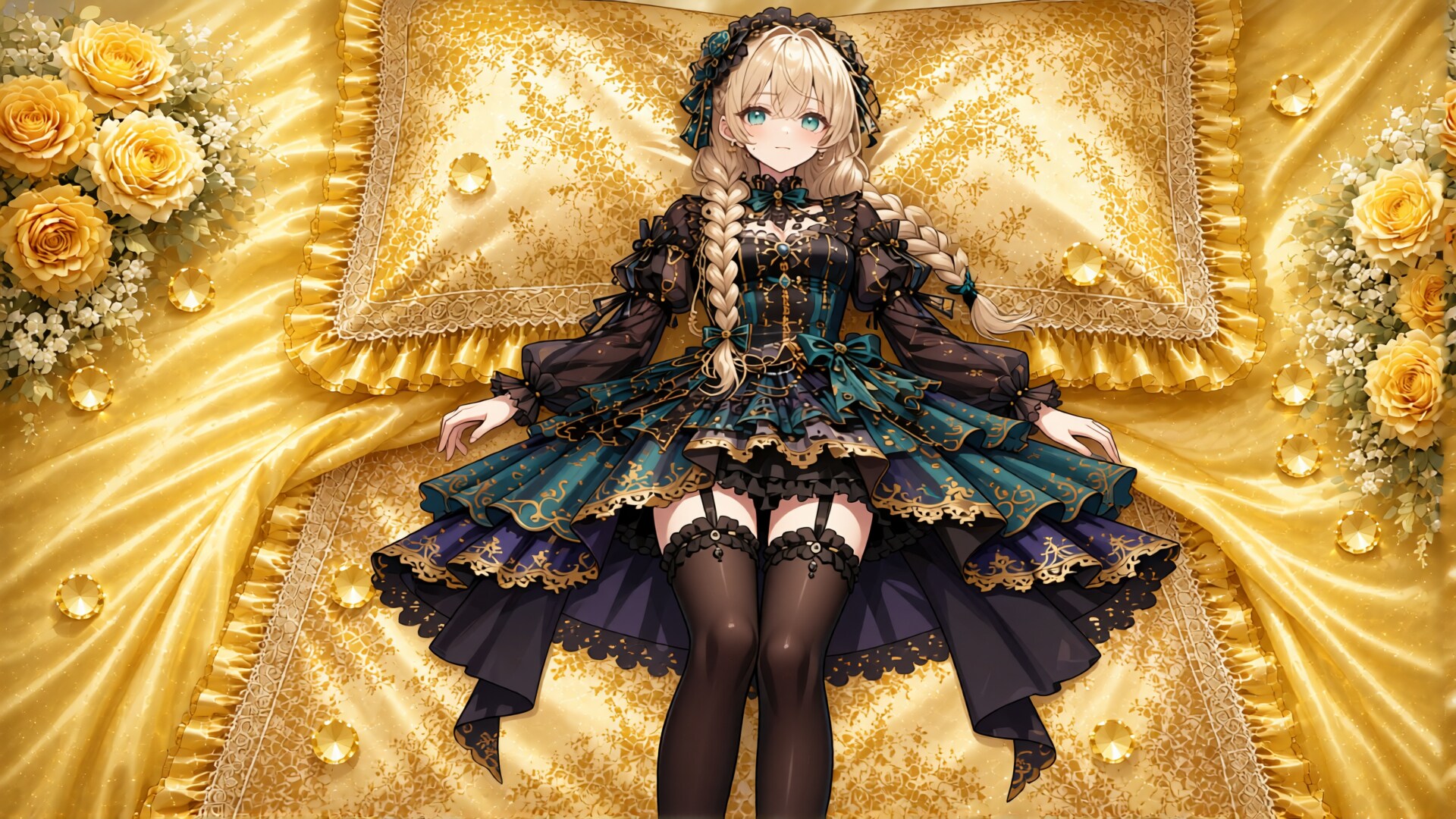 金髪少女とドレス　その4-1