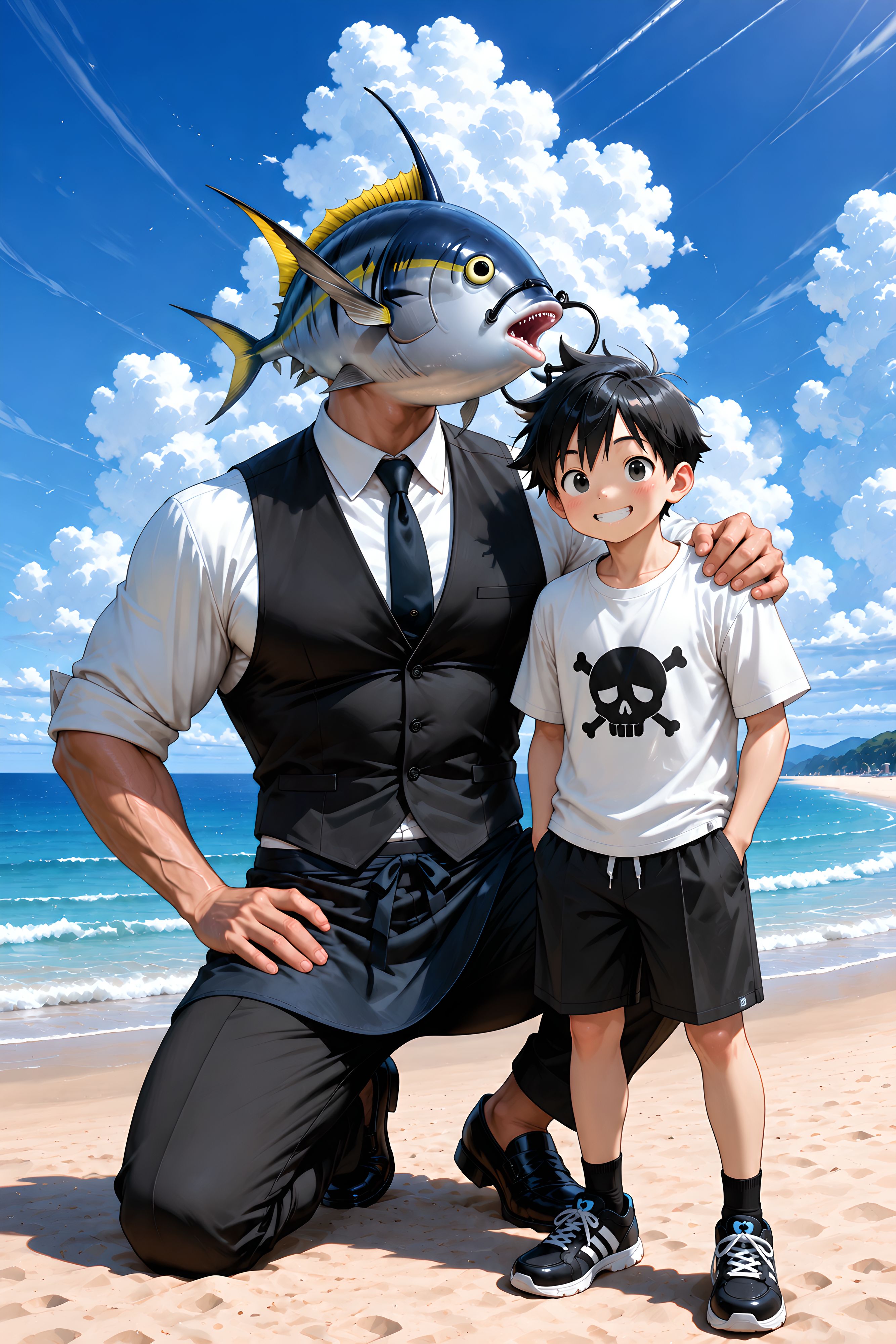 種田少年と🐟男