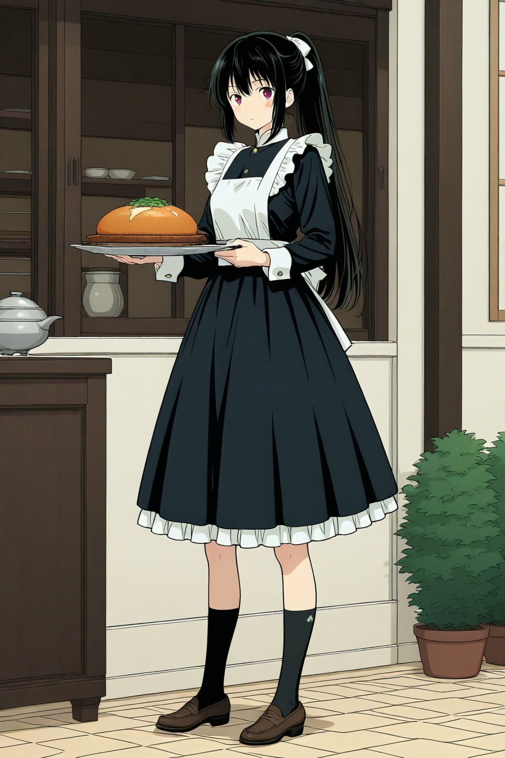 レストランのメイドさん