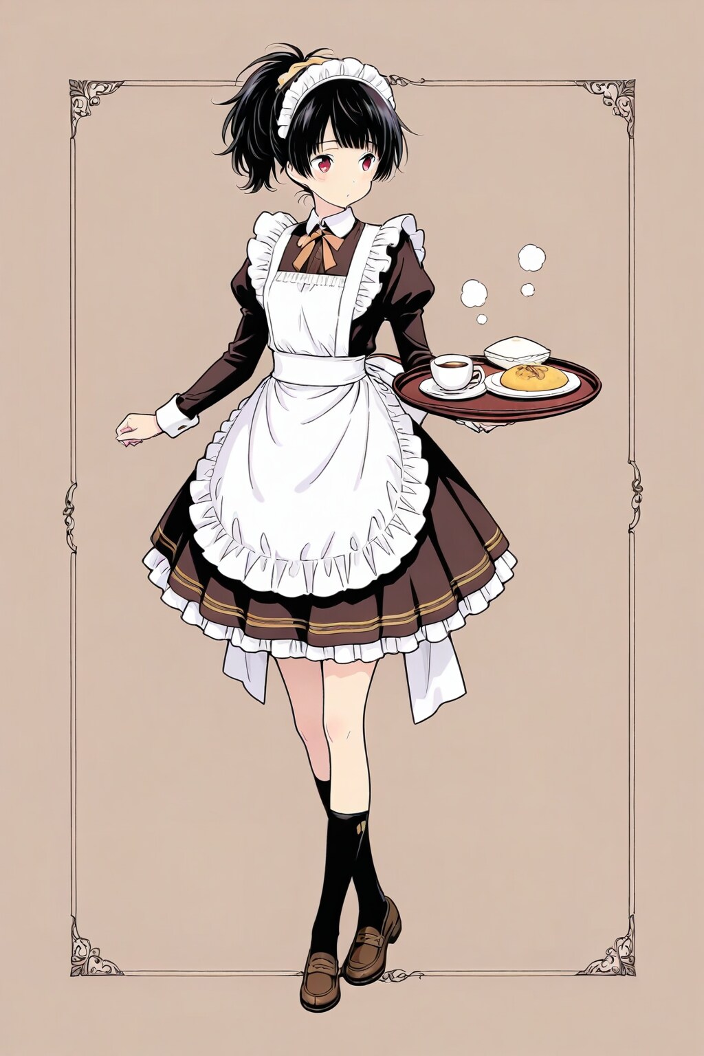 レストランのメイドさん