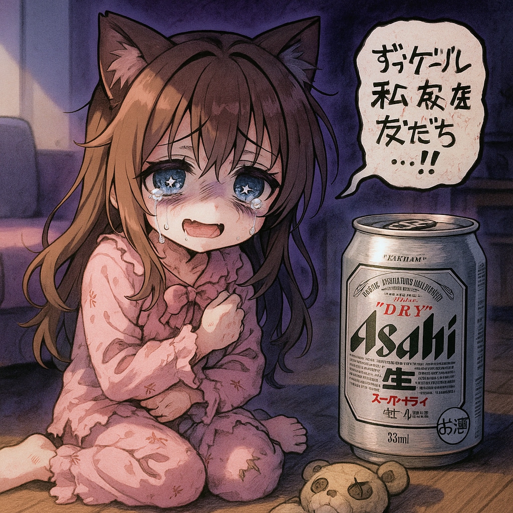 闇が深い壊れちゃった小さな女の子