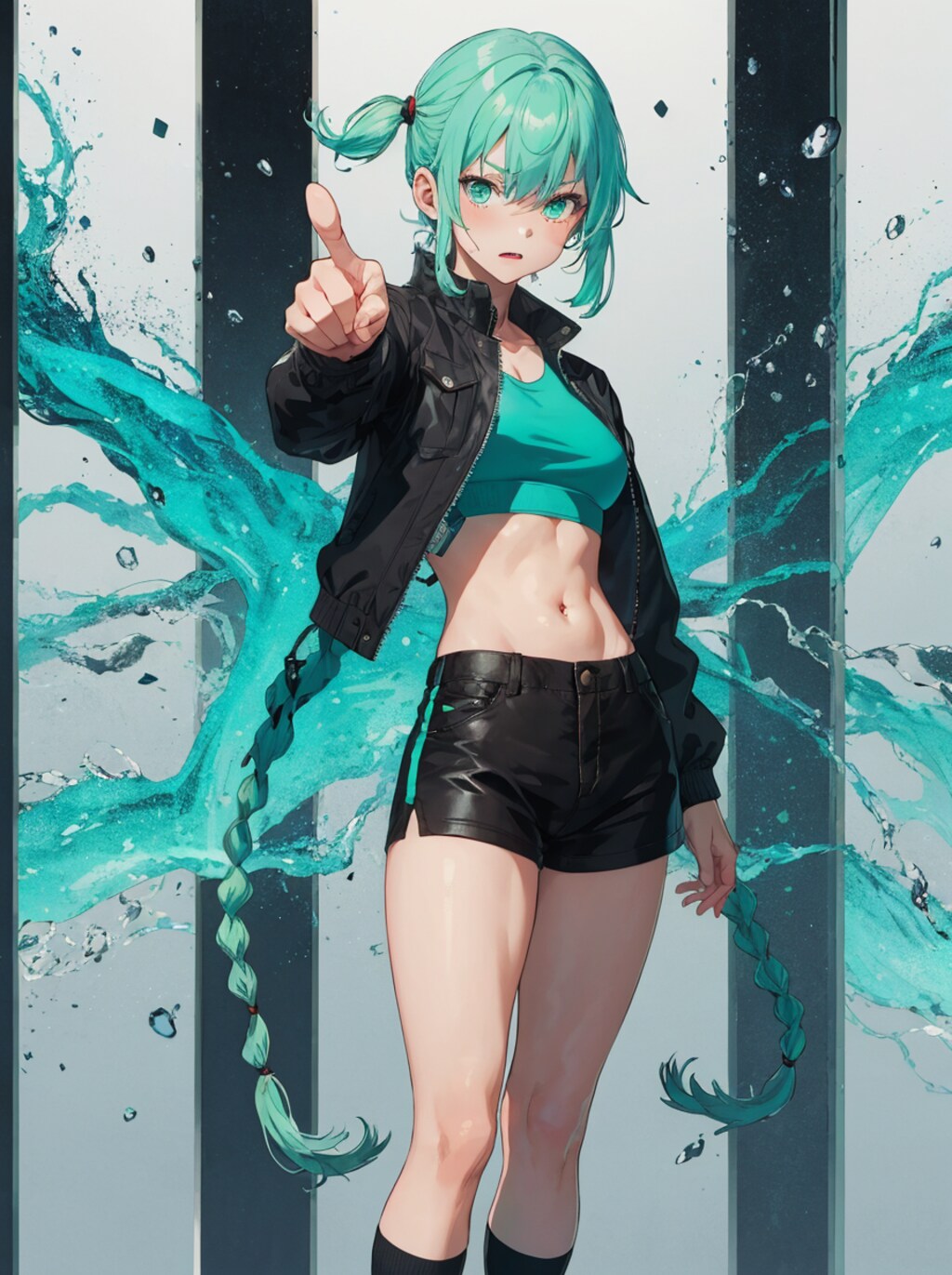 輝く女の子