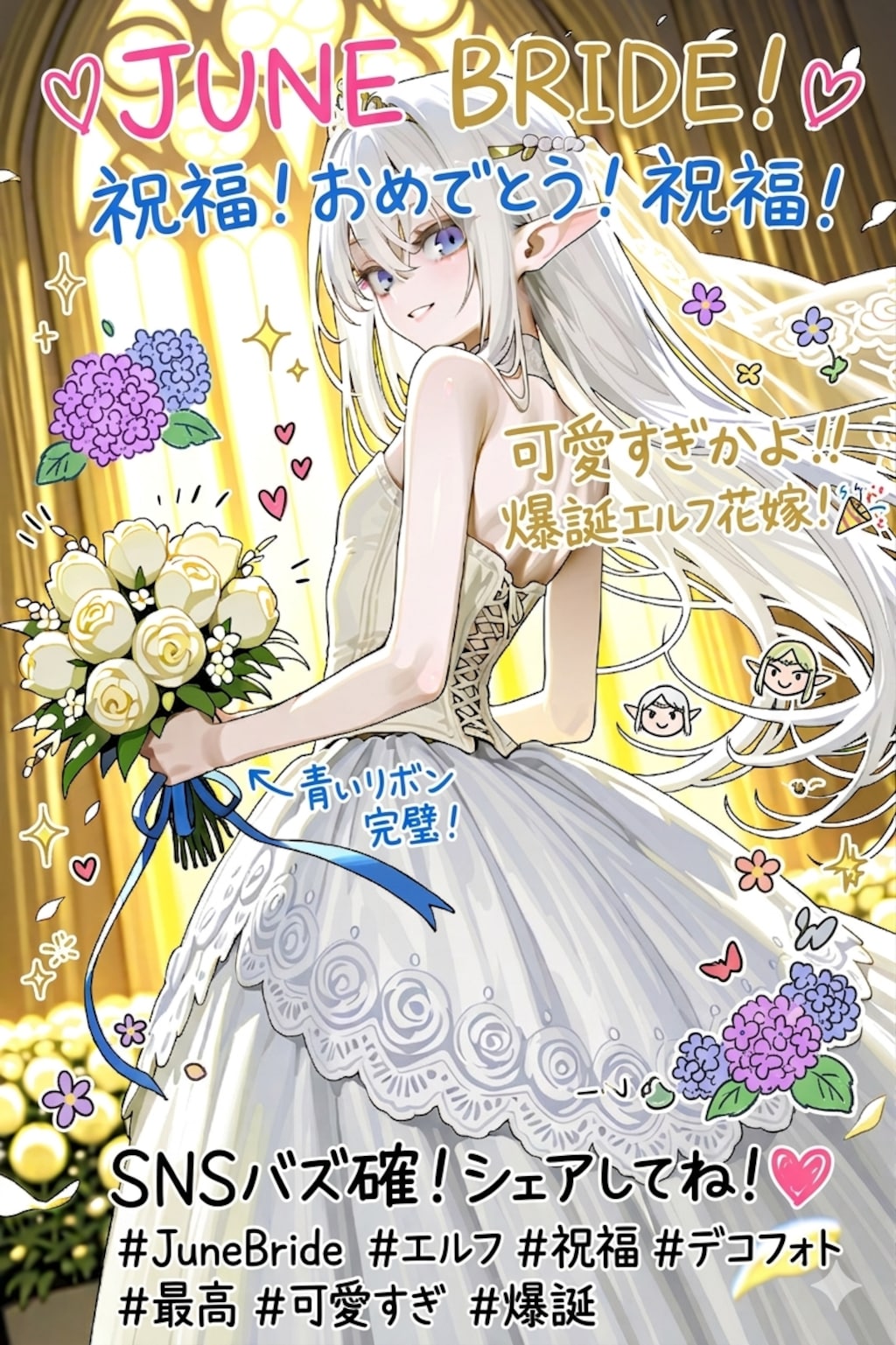 エルフなLILYちゃん。※別衣装＋AIデコver