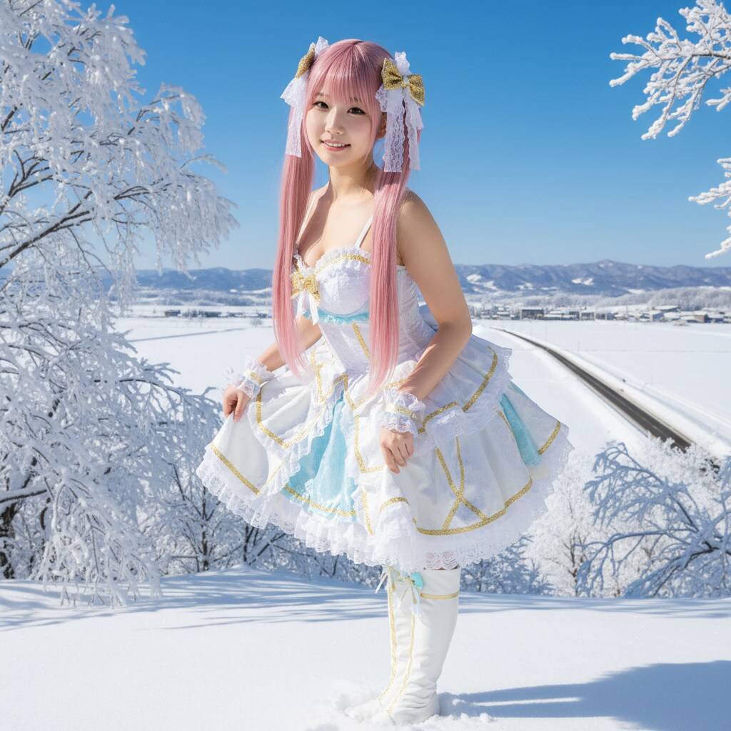 ももツイさん。北国のアイドル | の人気AIイラスト・グラビア