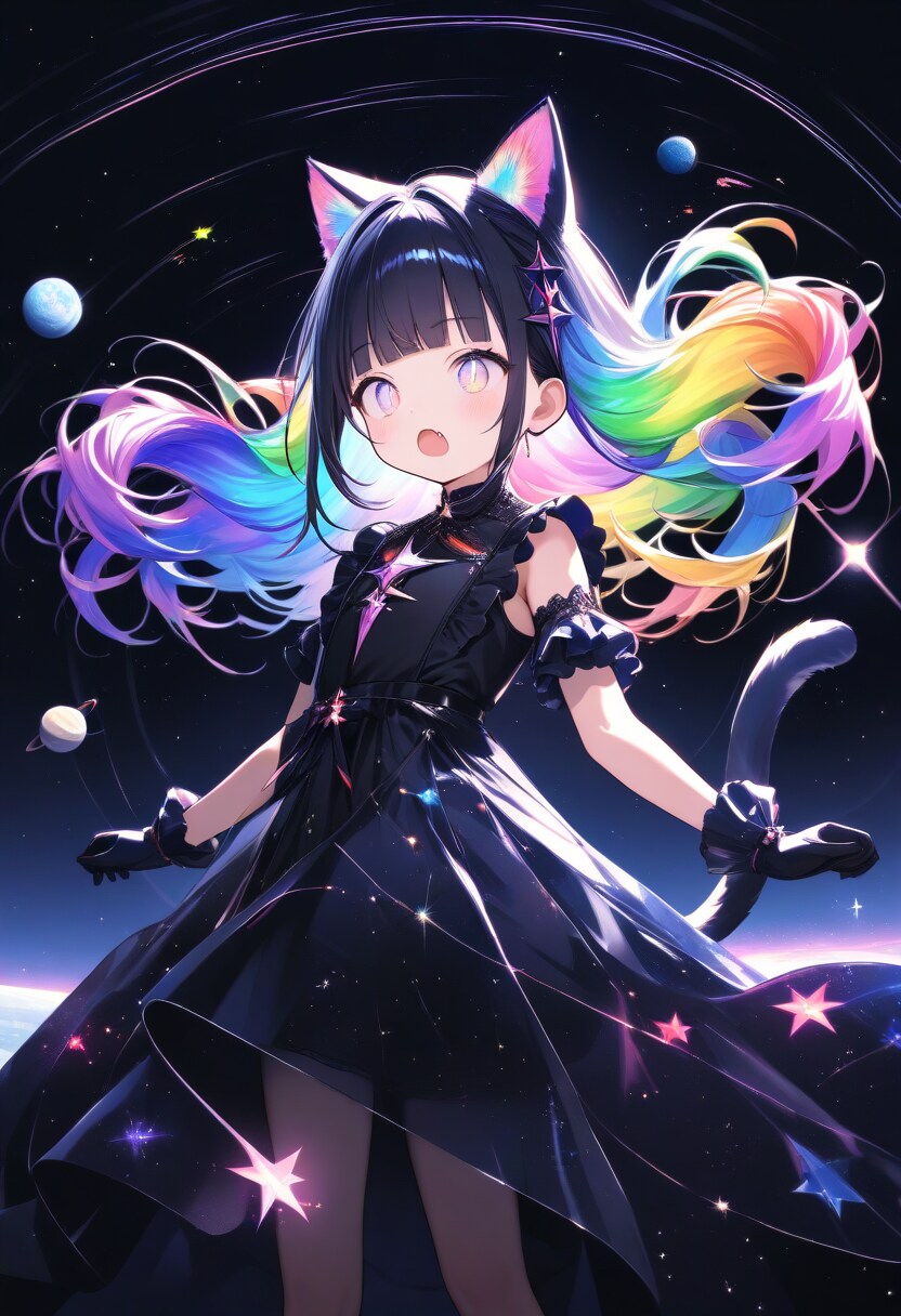 宇宙猫耳少女
