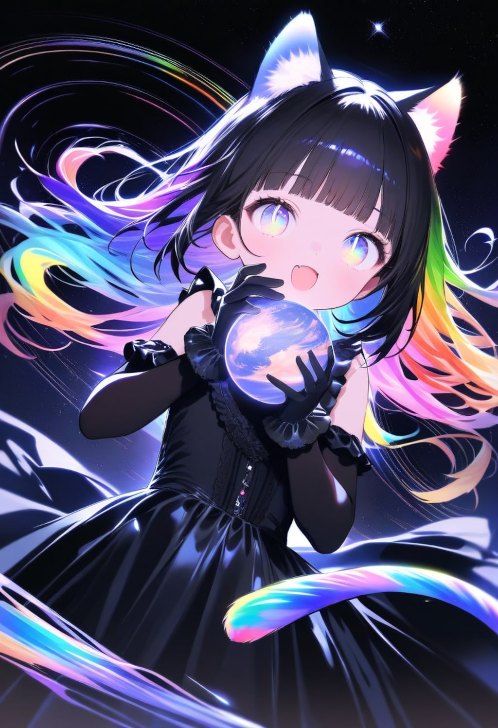 宇宙猫耳少女