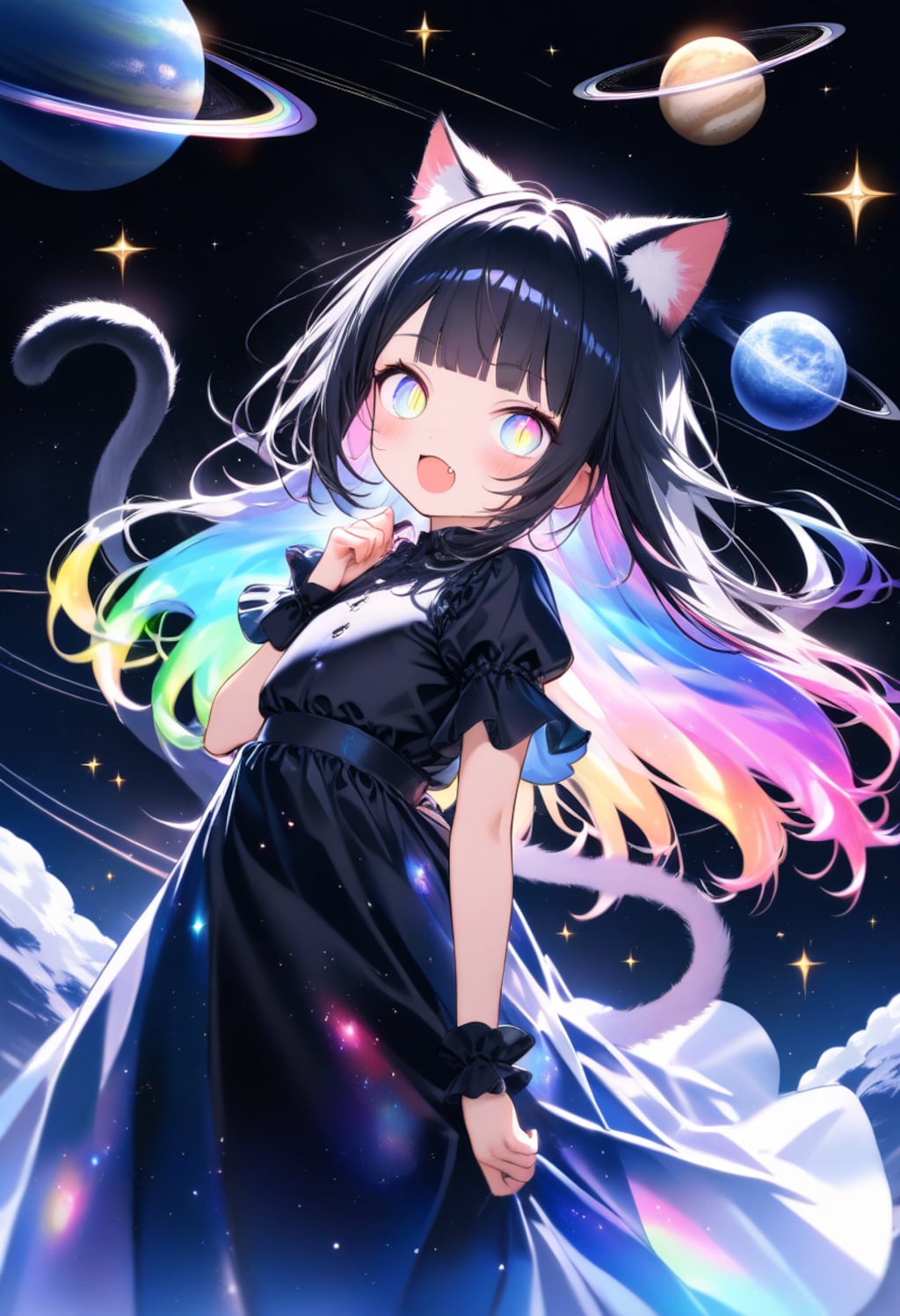 宇宙猫耳少女