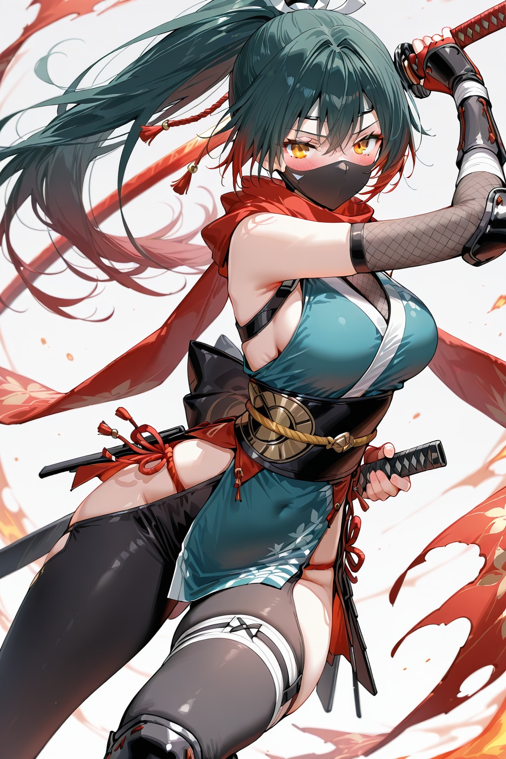 QILIN 忍者ガール | の人気AIイラスト・グラビア