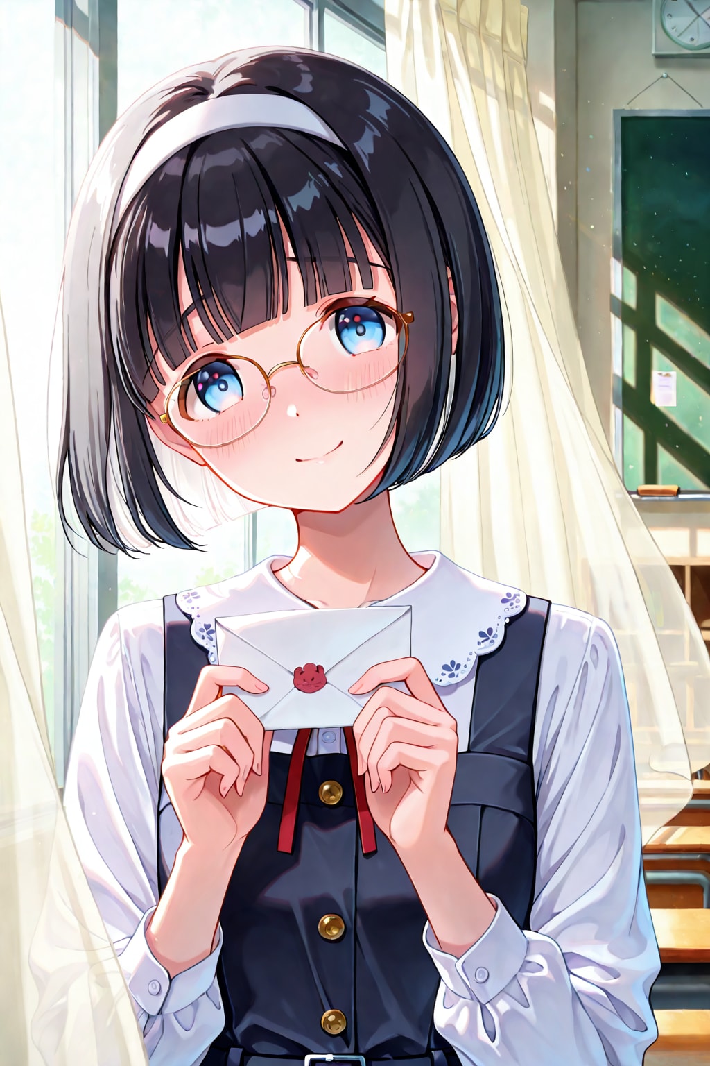 黒髪おかっぱ眼鏡っ娘