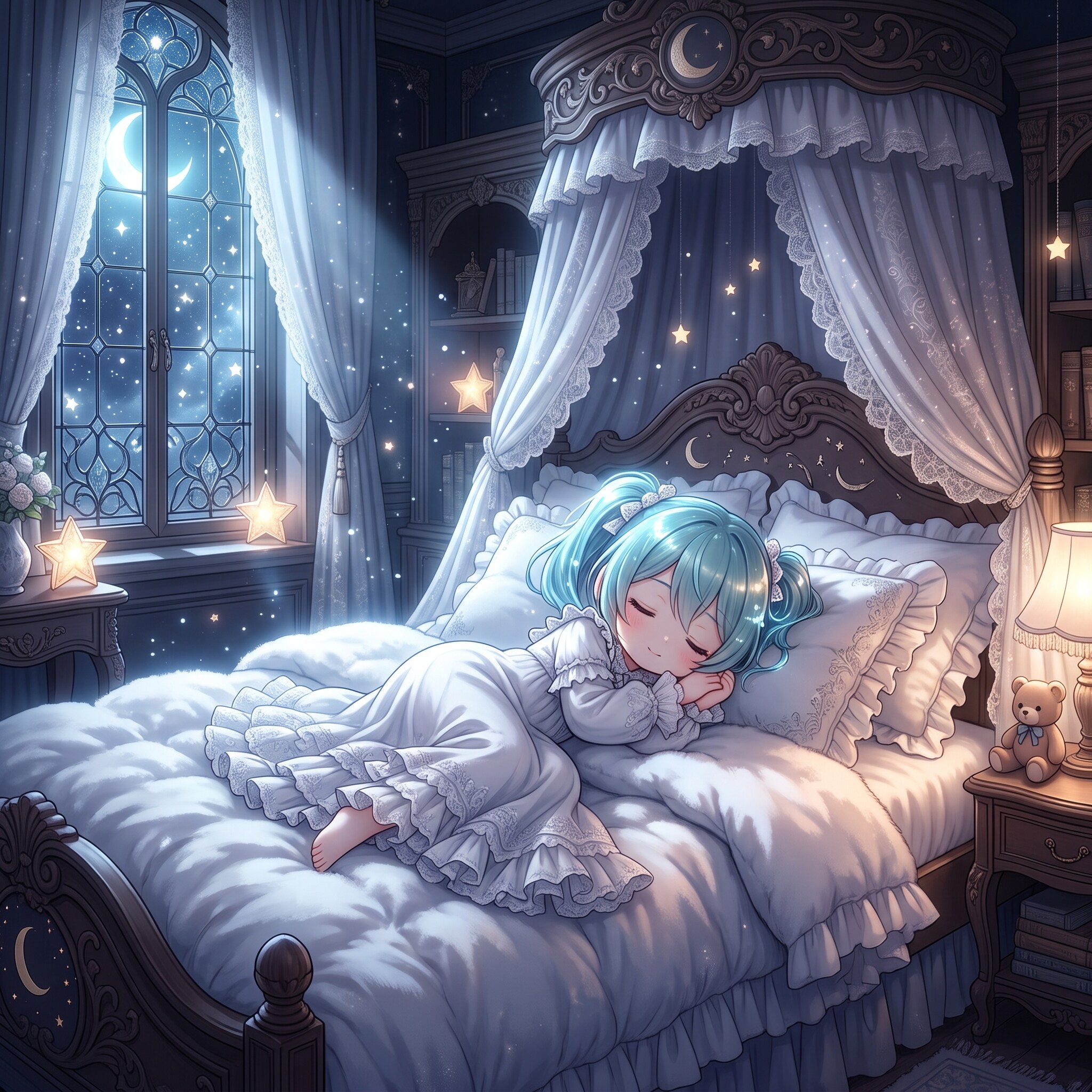 おやすみ ミクちゃん | の人気AIイラスト・グラビア