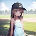 キャップ ロングヘアー 6枚目