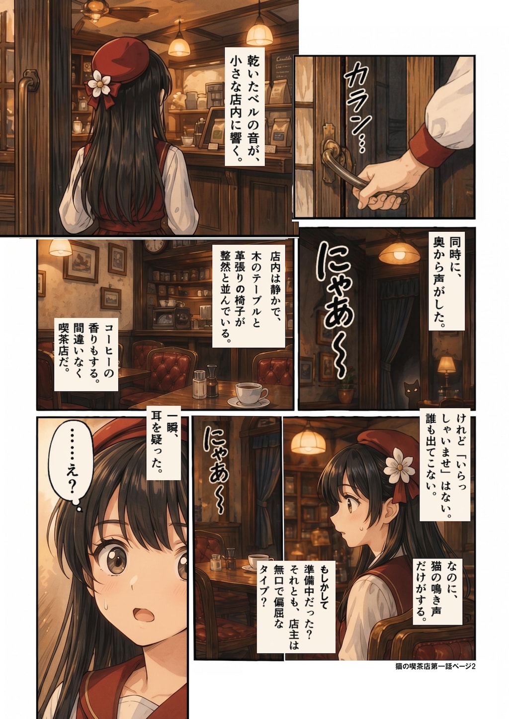 猫の喫茶店第一話