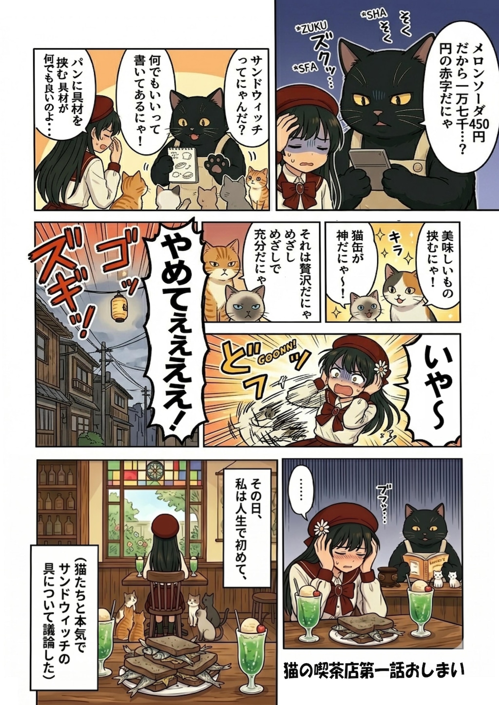 猫の喫茶店第一話