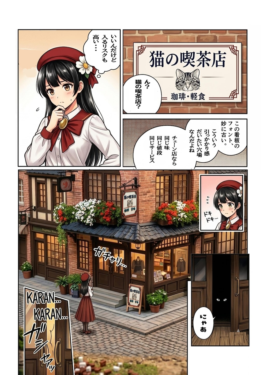 猫の喫茶店第一話