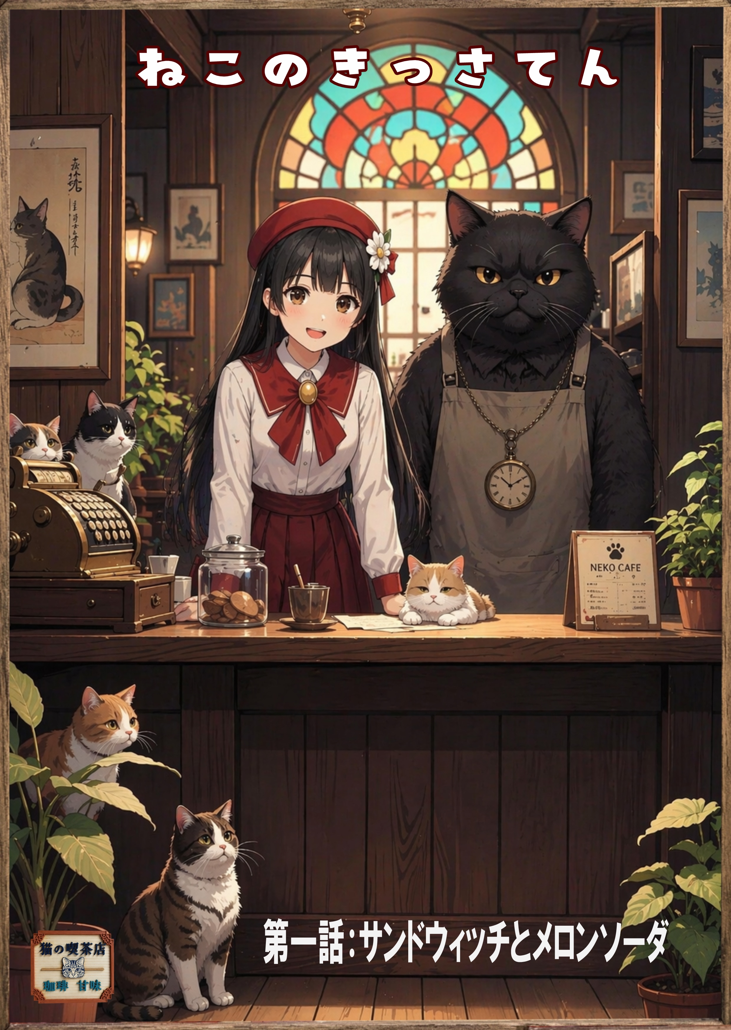 猫の喫茶店第一話 | の人気AIイラスト・グラビア
