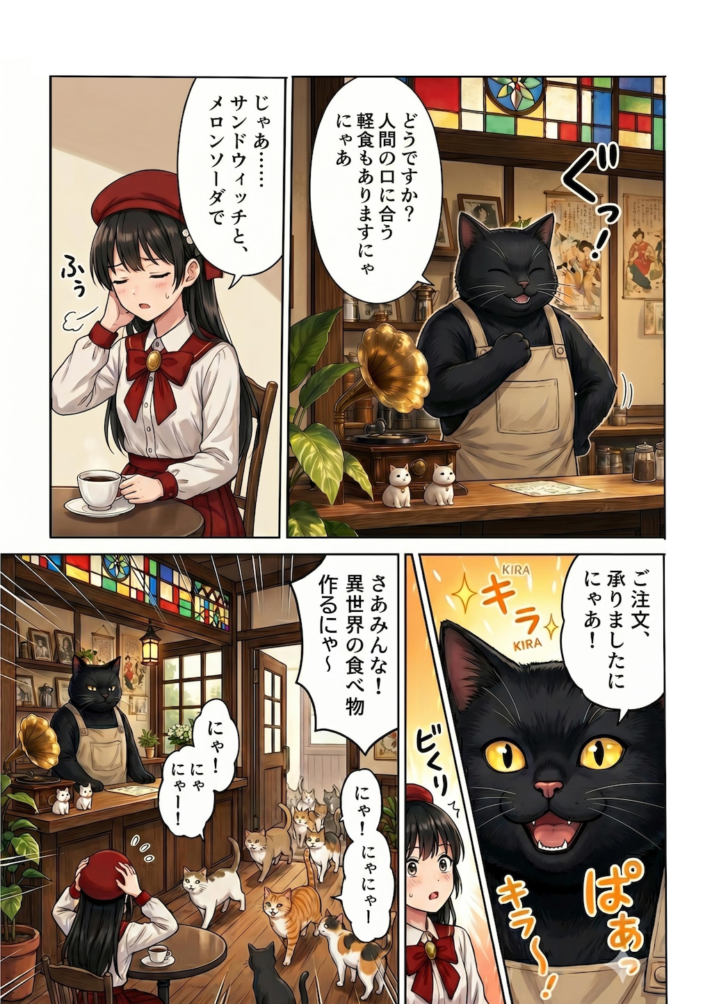 猫の喫茶店第一話
