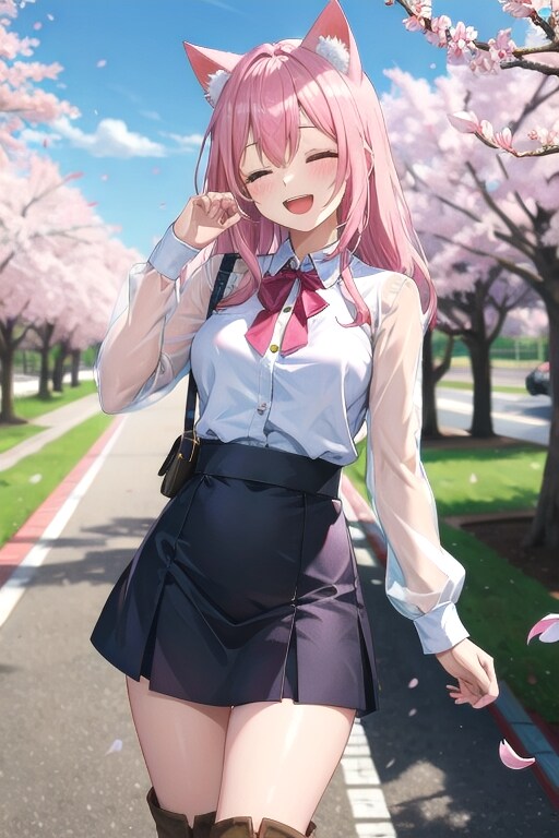 キャハッ💕キャハッ💕桜満開～🌸