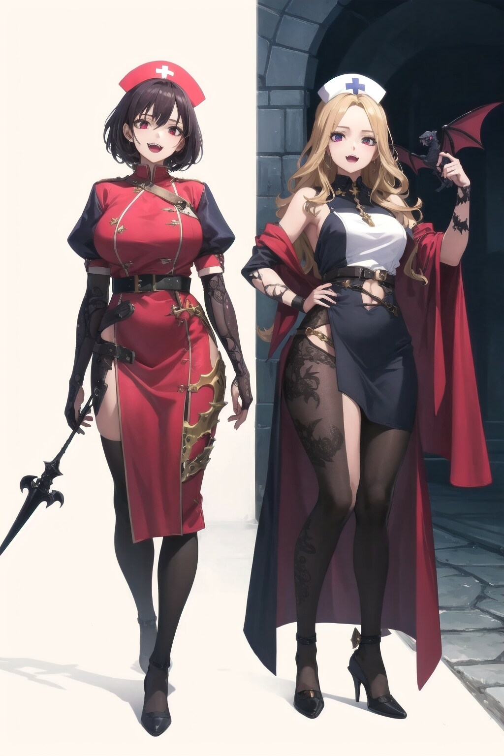 V献血させる吸血鬼 | の人気AIイラスト・グラビア